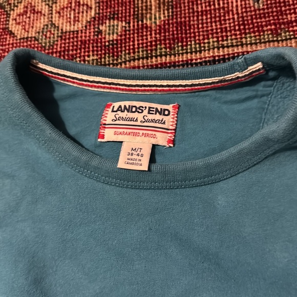 Lands' End Serious Sweats Sweatshirt - Picture 3 of 9
